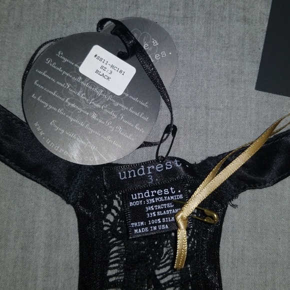 NWT Lace and Silk Bralette and Panty Set - Picture 3 of 8